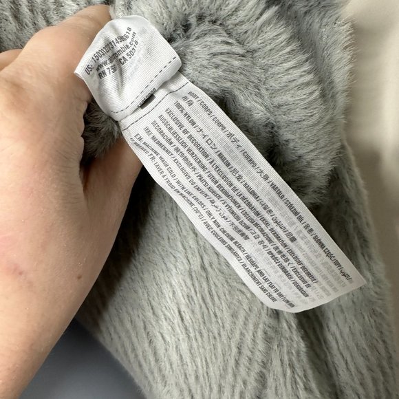 Abercrombie & Fitch Cropped Eyelash 1/2 Zip Sweater Women's Small - Picture 3 of 5